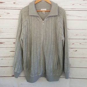 Vintage Soft sweater jacket L